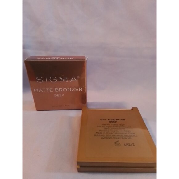 Sigma Matte Bronzer in Deep - 0.28 oz / 8g New in Box - Picture 3 of 3